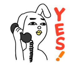 HITO-USAGI(English ver.) sticker #2613215