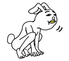 HITO-USAGI(English ver.) sticker #2613222