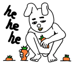 HITO-USAGI(English ver.) sticker #2613223