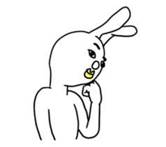 HITO-USAGI(English ver.) sticker #2613224