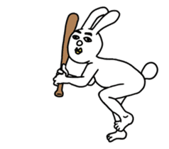 HITO-USAGI(English ver.) sticker #2613229