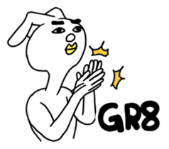 HITO-USAGI(English ver.) sticker #2613238