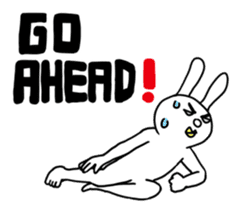 HITO-USAGI(English ver.) sticker #2613241