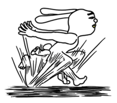 HITO-USAGI(English ver.) sticker #2613242