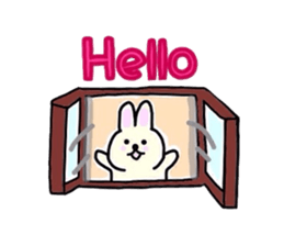 Of rabbit Pyonta sticker #2613451
