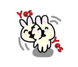 Of rabbit Pyonta sticker #2613453