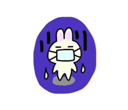 Of rabbit Pyonta sticker #2613486