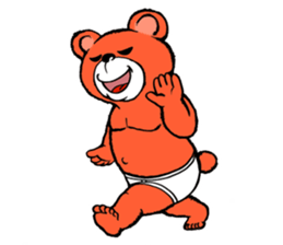 Briefs bear 1 sticker #2614171