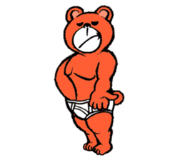 Briefs bear 1 sticker #2614172