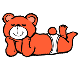 Briefs bear 1 sticker #2614201