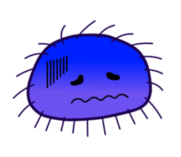 Purple sea urchin sticker #2614219
