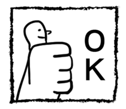 Simple Sticker of man sticker #2614392