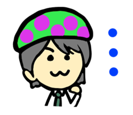 Mushroom human beings 2 sticker #2614409