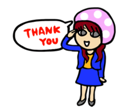 Mushroom human beings 2 sticker #2614431