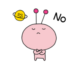 Funny Alien 3 sticker #2614649