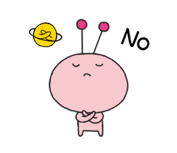 Funny Alien 3 sticker #2614649