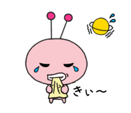 Funny Alien 3 sticker #2614650