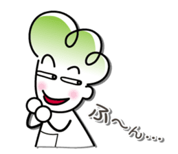 Chinese cabbage Girl sticker #2615016