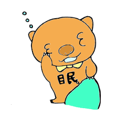Loose sticker more wombat's