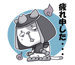 Sengoku talk of raccoon dog and cat sticker #2615549