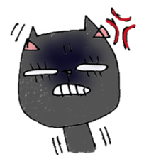 Black cat Dorothy sticker #2616173