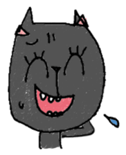 Black cat Dorothy sticker #2616178