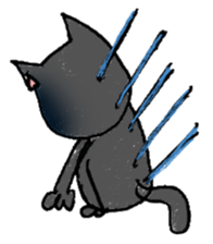 Black cat Dorothy sticker #2616184