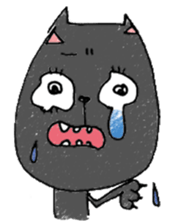 Black cat Dorothy sticker #2616185