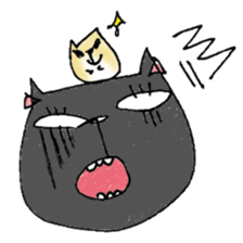 Black cat Dorothy sticker #2616207