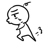 Very funny character "Kimoda-kun" sticker #2616654