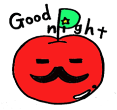 Fruit mustache race sticker #2616772