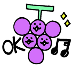 Fruit mustache race sticker #2616773