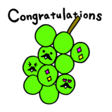 Fruit mustache race sticker #2616778