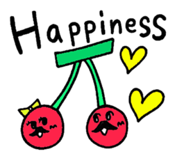 Fruit mustache race sticker #2616779