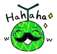 Fruit mustache race sticker #2616788