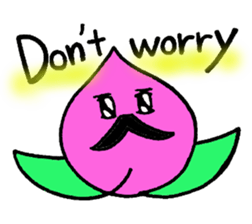 Fruit mustache race sticker #2616789