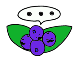 Fruit mustache race sticker #2616794