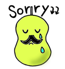 Fruit mustache race sticker #2616799