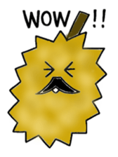 Fruit mustache race sticker #2616800