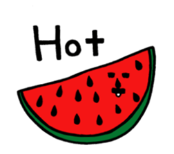 Fruit mustache race sticker #2616801