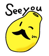 Fruit mustache race sticker #2616808