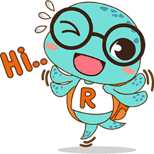 Revan the little tortoise sticker #2617449