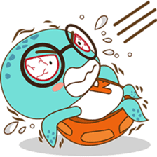 Revan the little tortoise sticker #2617472