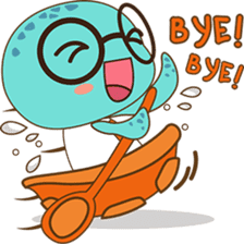 Revan the little tortoise sticker #2617476