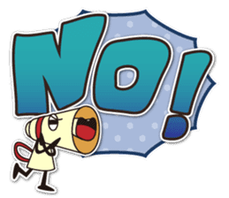 Megaphone sticker #2617558