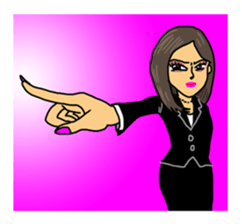 The girl who is an adult sticker #2617823