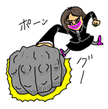 The girl who is an adult sticker #2617829