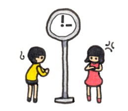 Things  which happen in daily life sticker #2617904