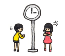 Things  which happen in daily life sticker #2617904