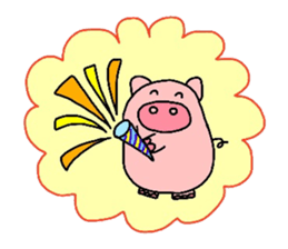 Kororinbuta sticker #2618217